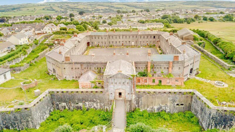Historic Grade II Listed fortification with moat and parade ground sale.